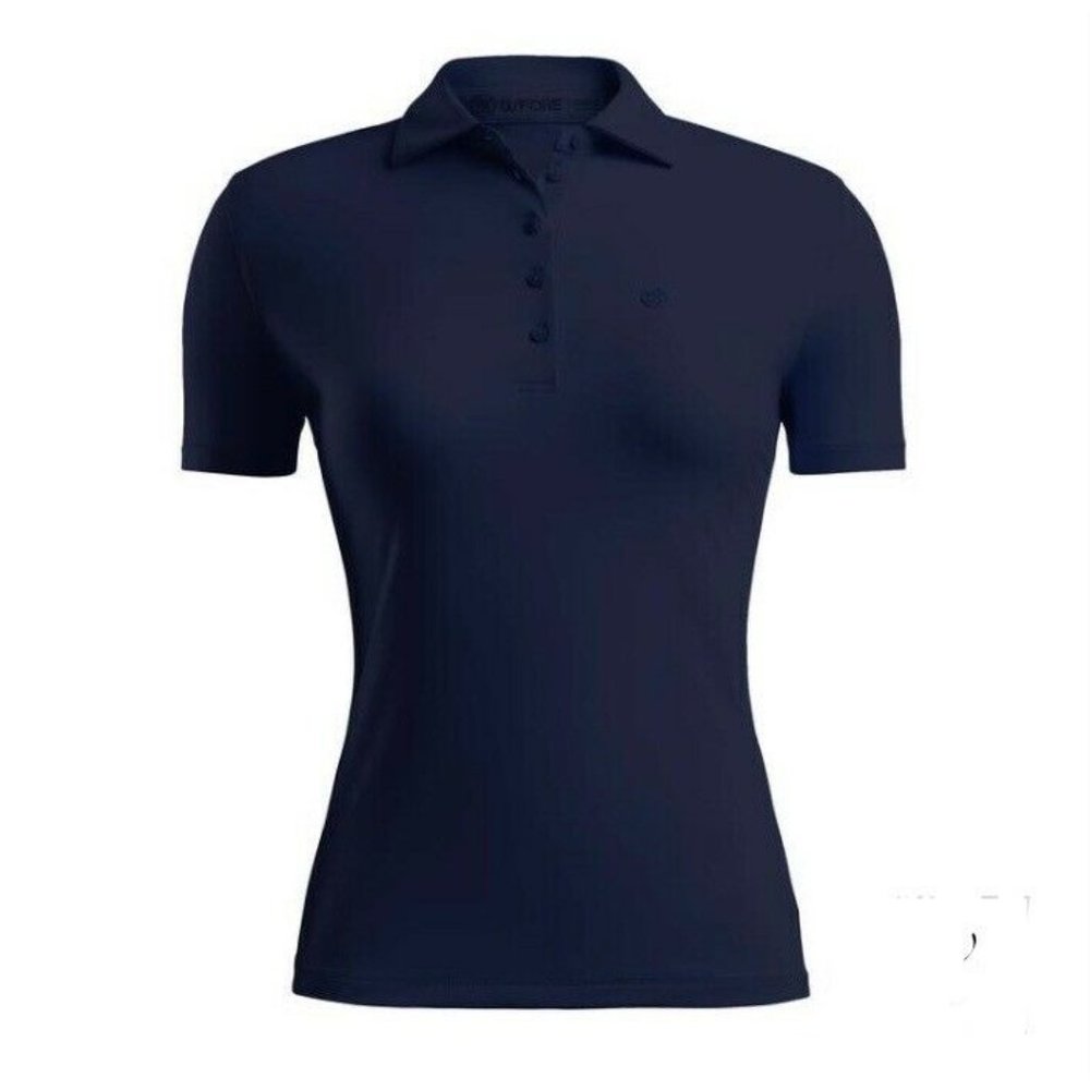 G/Fore Featherweight Polo Top - Twilight - Womens Golf Large